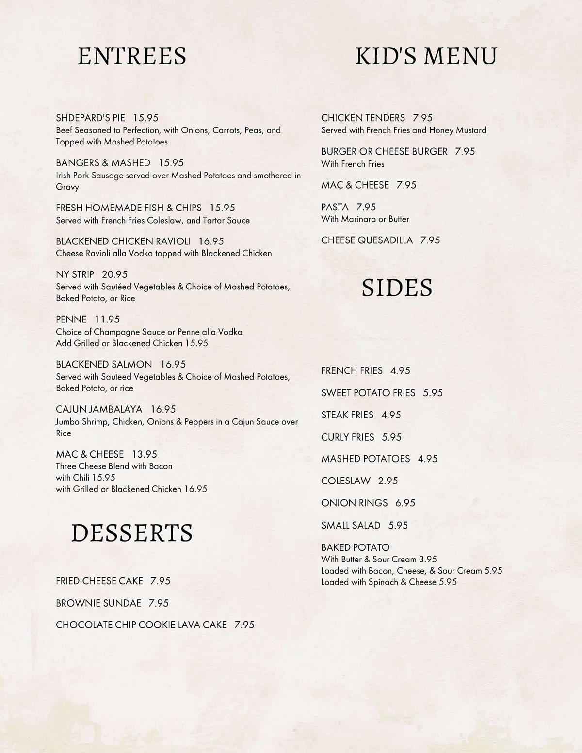 Menu 2